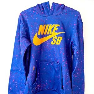 NIKE SB Girls Blue Hoodie Size S (8-10)